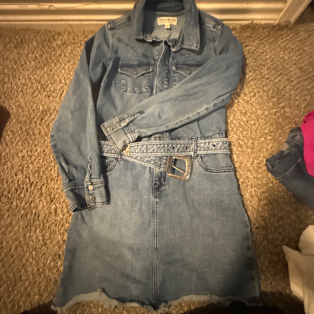 IDYLLWIND denim fitted dress
